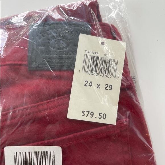 Lucky Brand Brooke Legging Jean Merlot - 24x29 - Picture 3 of 3